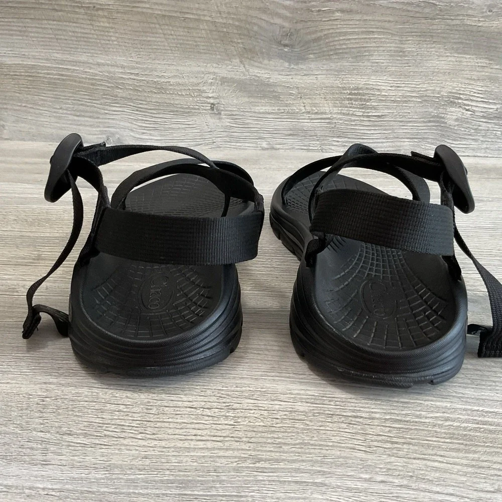 CHACO Z Volv Open Toe Ecotread Sport Comfort Sandals J105085 Black Men's Size 12